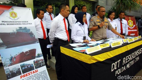 Polda Metro Jaya Ungkap Kasus Pencurian Kapal IK Merdeka