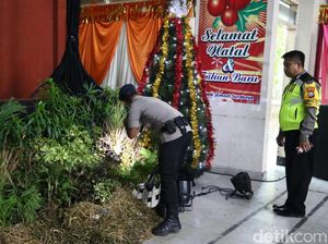 Sterilisasi Gereja Jelang Misa, Brimob Tak Temukan Benda Mencurigakan