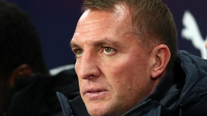 MANCHESTER, ENGLAND - DECEMBER 21: Brendan Rodgers, Manager of Leicester City looks on prior to the Premier League match between Manchester City and Leicester City at Etihad Stadium on December 21, 2019 in Manchester, United Kingdom. (Photo by Clive Brunskill/Getty Images)