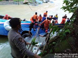 Polisi Selidiki Penyebab Bus Sriwijaya Terjun ke Jurang di Pagar Alam Sumsel