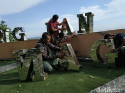 Sambut Libur Nataru, Cagar Alam Pananjung Pangandaran Bersolek