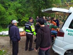 Polisi Evakuasi Korban Bus yang Terjun ke Jurang di Pagar Alam Sumsel