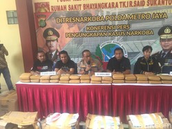 Polda Metro Ungkap Peredaran Ganja 210 kg, 1 Tersangka Ditembak Mati