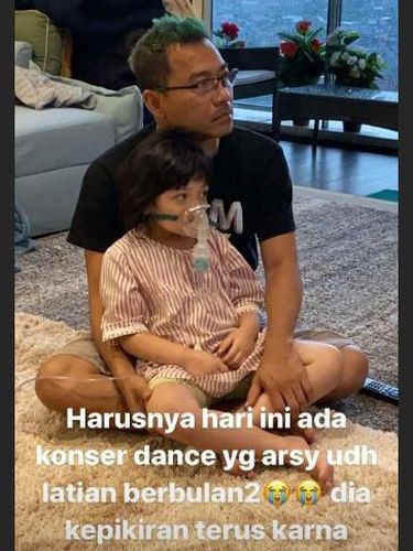 Jelang Tampil, Arsy Hermansyah Sakit sampai Pakai Alat Bantu Pernapasan