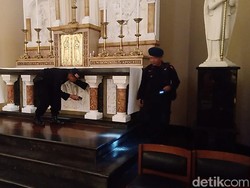 Jelang Natal, Tim Jibom Sterilisasi Gereja di Kota Bandung