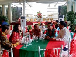 Menlu Retno hingga Mahfud Hadiri Open House Natal di Rumah Menkominfo