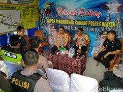 Sidak Pospam Nataru di Klaten, Ini Arahan Wakapolda Jateng