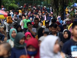 Kebun Binatang Ragunan Banjir Pengunjung di Hari Natal