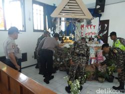 Sebelum Misa Natal, Ada Sterilisasi Gereja di Sidoarjo