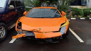 Penampakan Lamborghini Penodong Pelajar yang Kini Ringsek Parah