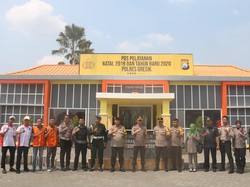 Operasi Lilin Semeru 2019, Polres Gresik Bangun Pos Pelayanan di Mal