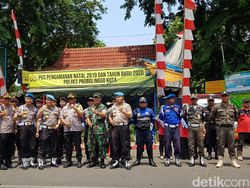 Provos Mabes Polri Cek Kesiapan Pengamanan Nataru di Kota Probolinggo