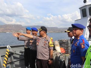 4 Kapal TNI AL dan Polisi Jaga Perairan Bali Jelang Perayaan Tahun Baru
