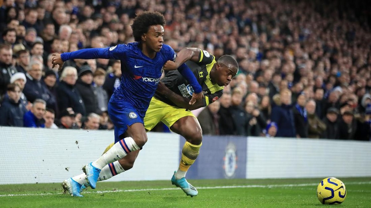 Chelsea tertinggal 0-1 dari Southampton di babak pertama. (Foto: Marc Atkins/Getty Images)