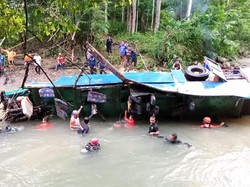 Polisi: Lokasi Bus Sriwijaya Terjun ke Jurang Rawan Kecelakaan