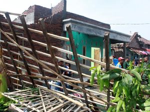 Begini Dampak Kerusakan Puting Beliung di Sidoarjo