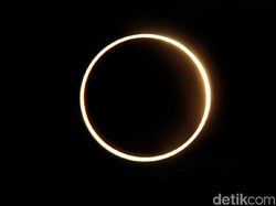 Cukop Bereh! Begini Penampakan Gerhana Cincin di Simeulue Aceh