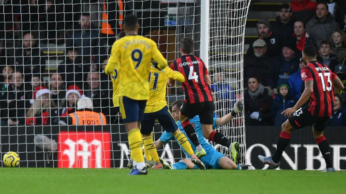 Arsenal sementara teringgal 0-1 dari tuan rumah Bournemouth di babak I. (Foto: Dan Mullan / Getty Images)