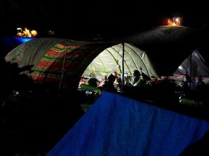 Berkemah di Kampung yang Hilang Tersapu Tsunami