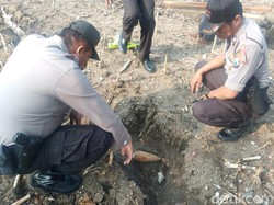 Penampakan Mortir yang Ditemukan Warga Pasuruan