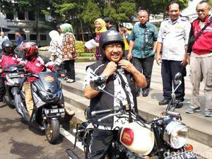 Risiko Kecelakaan Motor Tinggi, Wawali Bandung Kampanye Klik Helm