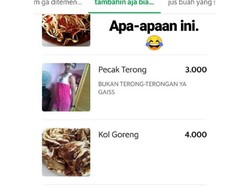 Kocak! Warung Makan Ini Pasang Foto Menu Makanan yang Nyeleneh