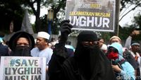 Kedubes China Digeruduk Massa Aksi Bela Muslim Uighur