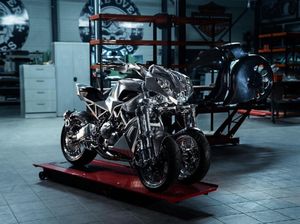 Berkilauan, Inilah Yamaha Niken Custom Pertama di Dunia Berkilauan, Inilah Yamaha Niken Custom Pertama di Dunia