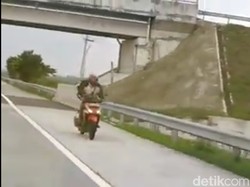 Biker yang Viral Ngebut di Tol Jombang-Mojokerto, Ini Penyebabnya
