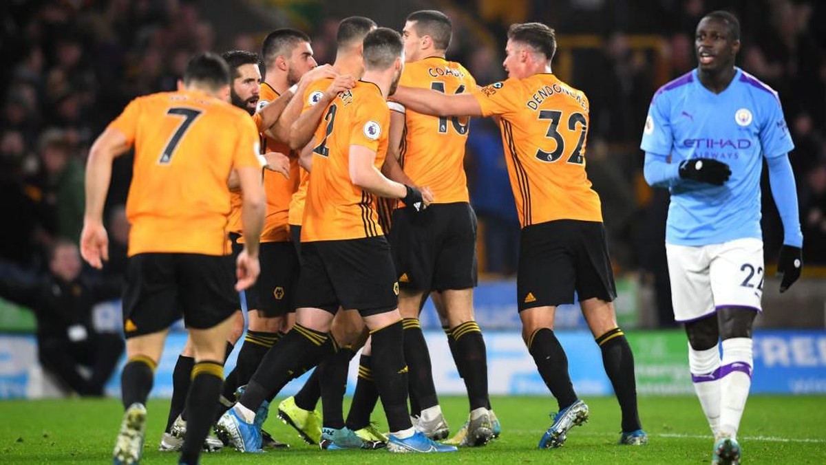 Wolverhampton Wanderers kalahkan Manchester City 3-2 di laga boxing day Liga Inggris. (Foto: Clive Mason/Getty Images)