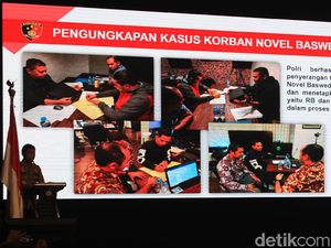Saat Kapolri Pamerkan Foto Peneror Novel Baswedan