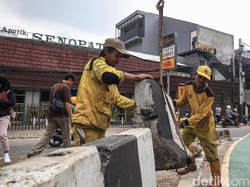 Apotek Senopati Ditabrak Lagi, Dishub DKI Klaim Rambu Terlihat Jelas