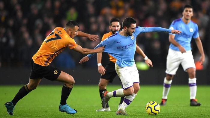 Manchester City takluk 2-3 di markas Wolverhampton Wanderers. (Foto: Shaun Botterill/Getty Images) Manchester City takluk 2-3 di markas Wolverhampton Wanderers. (Foto: Shaun Botterill/Getty Images)