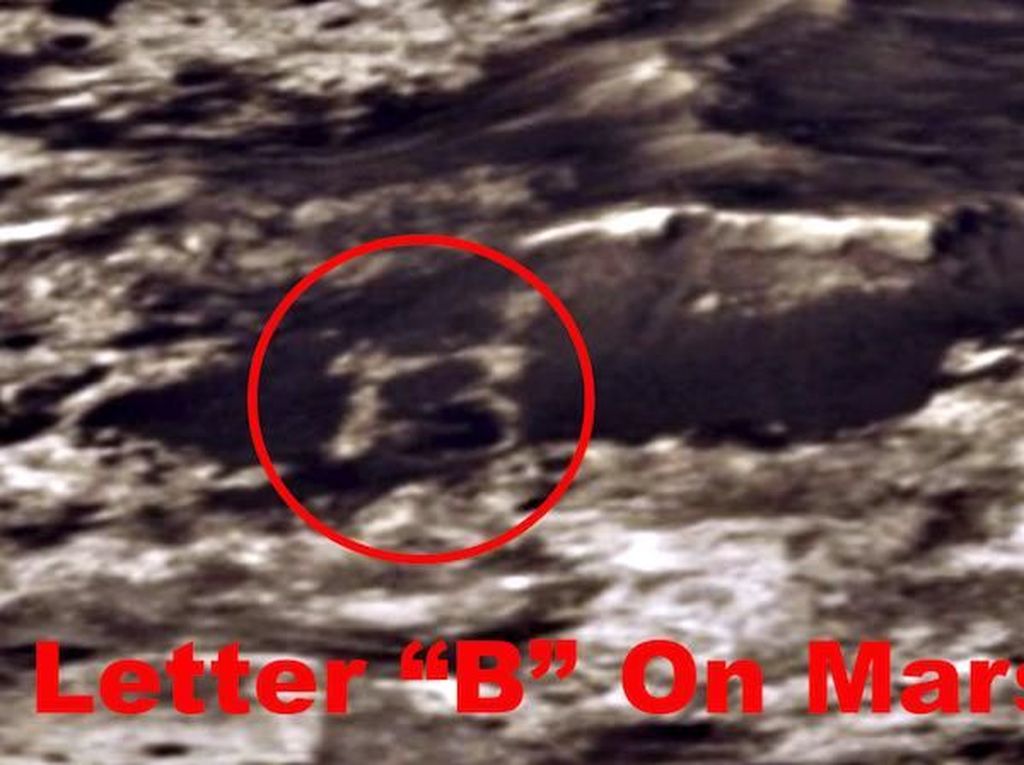 Pemburu Alien Temukan Huruf B di Mars, Apakah Tanda Kehidupan? Pemburu Alien Temukan Huruf B di Mars, Apakah Tanda Kehidupan?