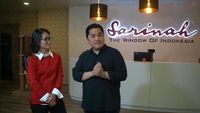 Momen Santai Erick Thohir Blusukan ke Sarinah