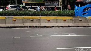 Melihat Lebih Dekat TKP 7 Pesepeda yang Ditabrak di Sudirman