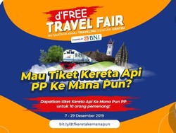 Hari Terakhir! Dapatkan Tiket Kereta Api Gratis ke Mana Saja