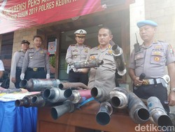 Pakai Motor Tak Standar Saat Tahun Baruan di Kediri, Siap-siap Aja Diciduk