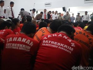 Polrestabes Surabaya Ungkap 939 Kasus Selama 2019, Narkoba Jadi Sorotan