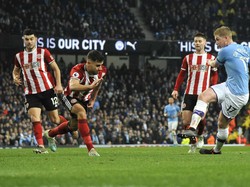 De Bruyne pada prosesnya ikut mencatatkan nama di papan skor pada menit ke-82.