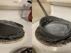 Waduh! Lupa Matikan Kompor, Orang Ini Masak Sampai Pancinya Meleleh