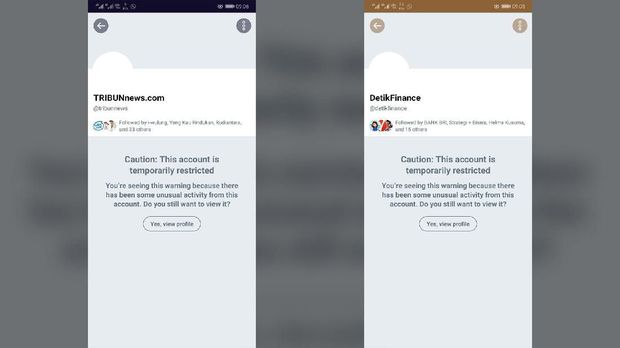 Twitter Jelaskan Beberapa Akun Media yang Dibatasi Pagi Ini