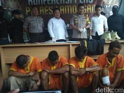 Komplotan Alap-alap Motor Beraksi di 30 TKP Ditangkap, 1 Pelaku Didor