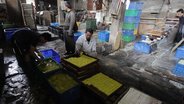 Banjir Pesanan, Produksi Tahu Naik Jelang Tahun Baru
