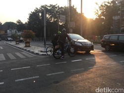 Catat! Polisi Bisa Tilang Pesepeda yang Langgar Jalur Sepeda di Sudirman-Thamrin