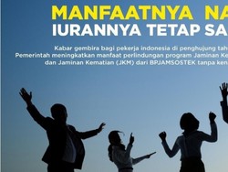 Salut, Jokowi Naikkan Manfaat BPJAMSOSTEK Tanpa Kenaikan Iuran