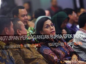 Menkeu Sri Mulyani Tutup Perdagangan Saham 2019 Menkeu Sri Mulyani Tutup Perdagangan Saham 2019