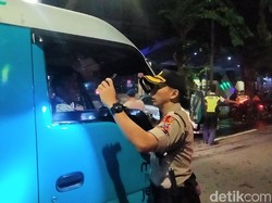 Puluhan Pemotor Kaget Polisi Razia Knalpot Brong di Jalan Pemuda