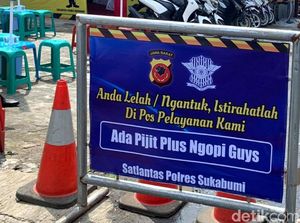 Lelah Berkendara? Yuk Mampir di Pos Cikidang, Ada Pijat dan Ngopi Gratis!