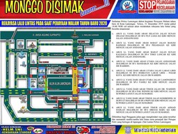 Mau Malam Tahun Baruan di Kota Soto, Perhatikan Rekayasa Lalin Ini